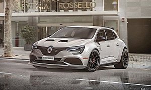 Hellcat-Engined Renault Megane Looks Like American Muscle on French Steroids