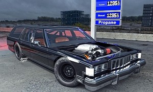 Hellcat Mercury Grand Marquis Wagon CGI-Laughs In the Face of Huge Gas Prices