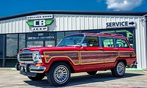 Hellcat-Powered 1989 Jeep Grand Wagoneer Combines 707 HP and Wood Paneling
