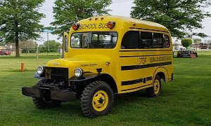 Hellcat-Powered Dodge Power Wagon School Bus Looks Like a Sleeper