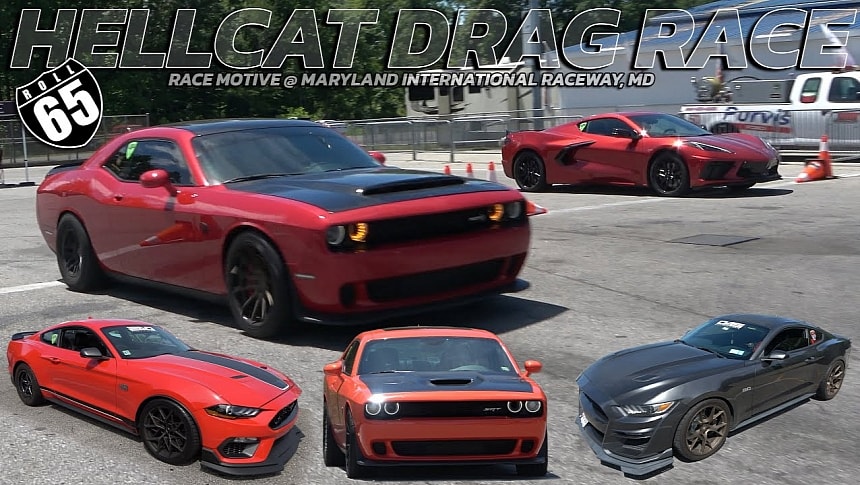 Dodge Challenger vs Mustang vs Corvette on ImportRace