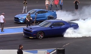 Hellcat Redeye Drag Races BMWs, Mustangs, and C7 Corvette, Slays Them All