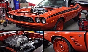 Hellcat-Swapped 1972 Dodge Challenger Waves Goodbye to Malaise-Era Past