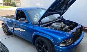 Hellcat Swapped Dodge Dakota RT Is a Truck Stellantis Is Too Scared To Build