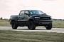 Hellephant-Swapped 2021 Ram TRX Goes for Its First Launches, Hot and Humid Roars