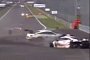 Hello Kitty McLaren Says “Hi” to Bentley, Takes It Out in Massive Racing Crash