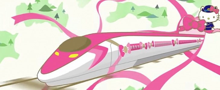Hello Kitty bullet train