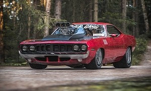 Hemi Cuda "Supercharged Sam" Is a Whole Lotta Muscle in Outlaw Rendering