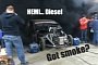 HEMI Supercharged V8 Converted to Run on Diesel: Oil-Burning Dragster