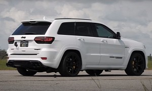 Hennessey HPE1000 Jeep Trackhawk Launches Really Hard, Sounds Vicious