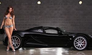 Hennessey Venom GT Spyder "Delivered" to Steven Tyler by Latvian Model