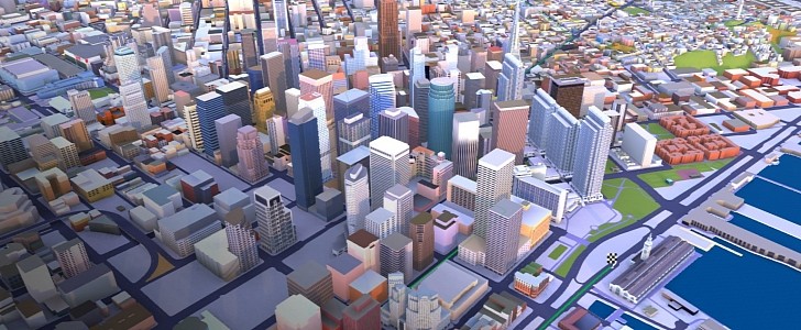 The 3D models are available for 75 city centers