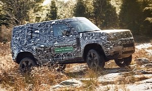 Here Are Official Spy Photos Of the U.S.-bound 2020 Land Rover Defender