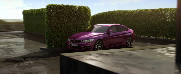 BMW 4 Series Gran Coupe in Purple Silk Metallic