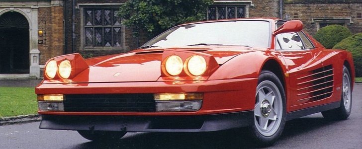 Ferrari Testarossa, made famous on the TV show Miami Vice