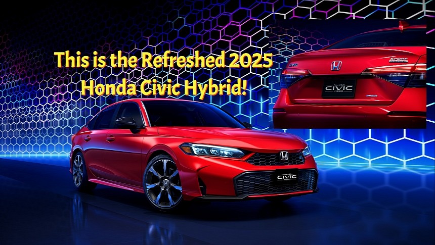 2025 Honda Civic Hybrid official first images