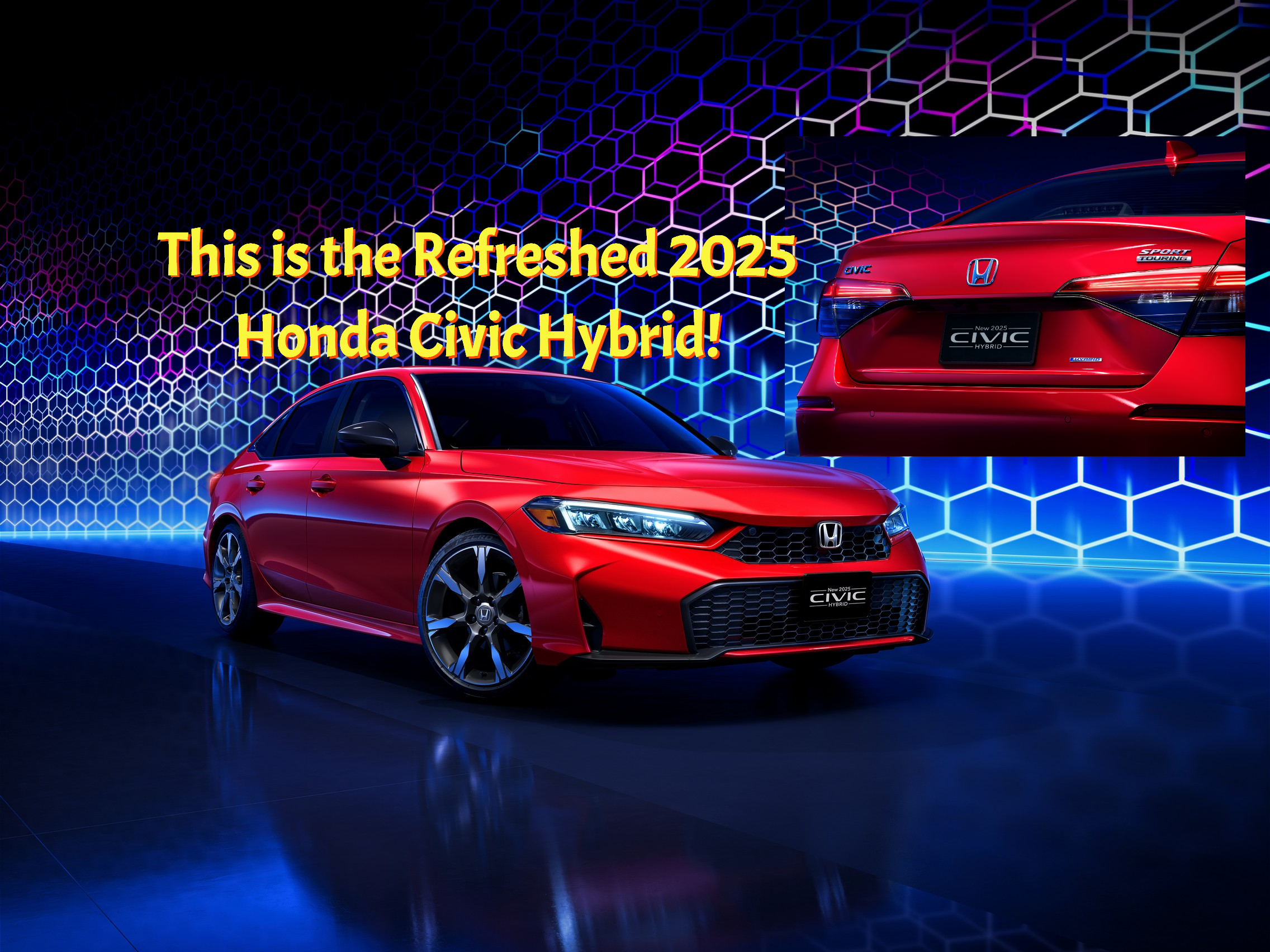 Here Is Our First Look at the Refreshed 2025 Honda Civic Hybrid