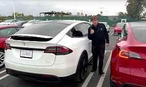 Here's a First Look at the Tesla Model X Plaid Hyper SUV As It's Delivered to a Customer