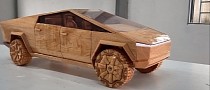 Here's a Gorgeous Wooden Model of the Most Recognizable Pickup Truck, You Know What It Is