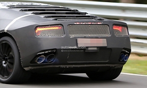 Here's a Video of  Lamborghini Cabrera Exhaust Flames