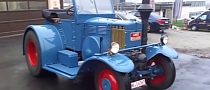 Here's Blue German Tractor With a Single-Cylinder 10-Liter Engine