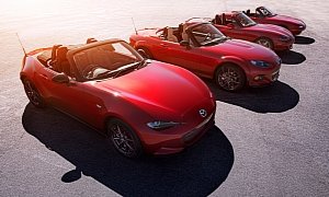 Here's How the Mazda MX-5 Miata Has Evolved Over the Course of Four Generations