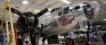 Here's the Boeing B-17 "Sentimental Journey" Sitting Pretty in a Hangar