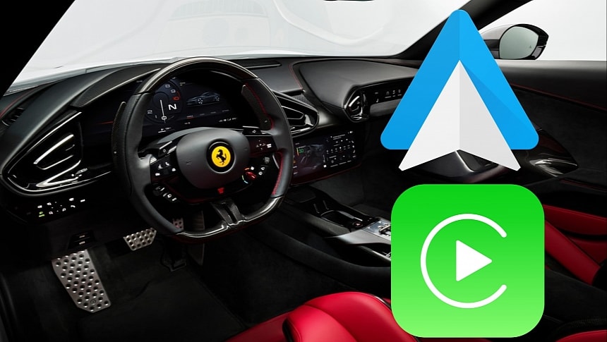 Ferrari goes all-in on Android Auto and CarPlay