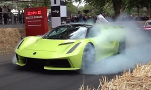 Here's the Lotus Evija Doing Four-Wheel Burnouts, Because Why Not