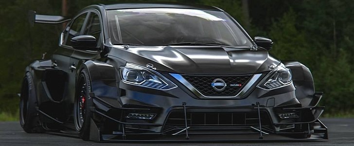 Here S The Widebody Nissan Sentra Nismo Nobody Asked For Autoevolution