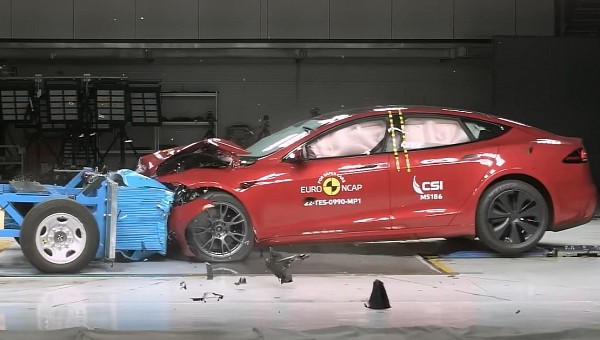 2022 Tesla Model S Euro NCAP Crash Test