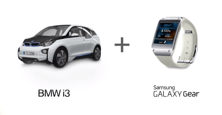 BMW i3 + Samsung Galaxy Gear