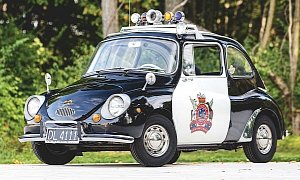 Here’s a 1970 Subaru 360 Police Car to Chase the Sadness Away