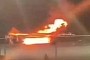 Here’s a $200 Million B-1B Lancer Bomber on Fire at the Dyess Texas Airbase