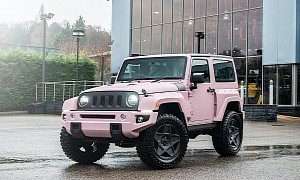 Here’s a $63,000 Military Pink Jeep Wrangler to Put a Smile on Your Face