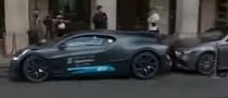 Here’s a Bugatti Divo Gently and Expensively Bumping Into Parked Mercedes-Benz