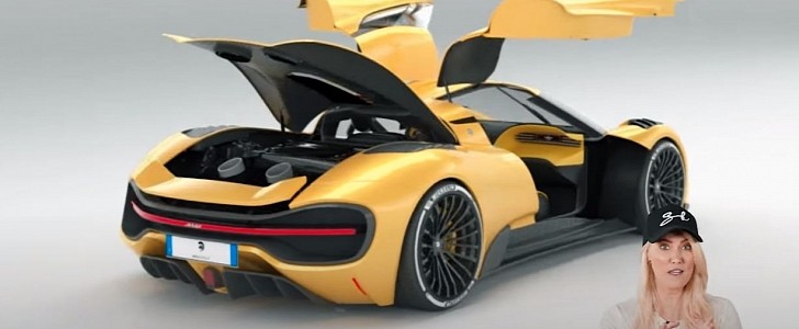 Supercar Blondie's Ares S1 will be the only one in the world with gullwing doors