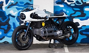 Here’s a Mind-Blowing BMW K 100 Cafe Racer Built by a French Tattoo Artist