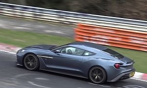 Here’s Aston Martin Testing The Vanquish Zagato At The Nurburgring