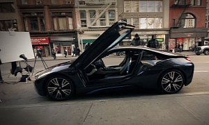 Here’s How a BMW Photoshoot Goes, Featuring the i8 in NYC