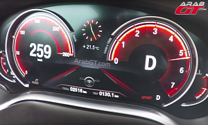 Here’s How Fast the 2016 BMW 750i xDrive Accelerates to 155 MPH