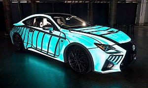 Here’s How Lexus Made a One-Of-A-Kind RC F Reflect the Driver’s Heart Beat