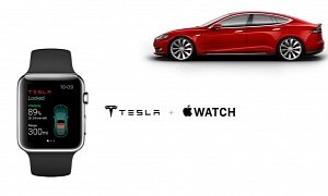 Here’s How Tesla’s Apple Watch App Will Look Like