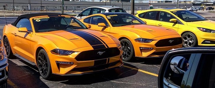 Orange Fury 2018 Mustang
