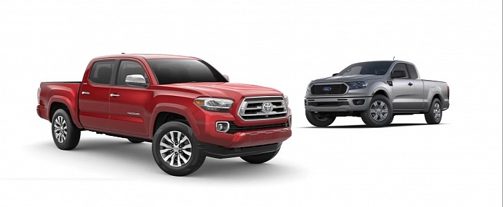 2022 Toyota Tacoma vs. Ford Ranger comparison (by Toyota)
