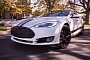 Here’s What The First Customized White Tesla P85D Looks Like