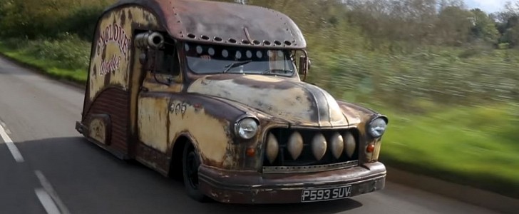 Paul Bacon's most practical build: the fake rat rod van made from a London black cab in just one week