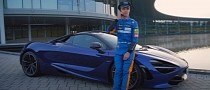 Here’s Lando Norris Playing Chauffeur for a 12YO Schoolboy in a McLaren 720S