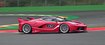 Here’s Some More Ferrari FXX K Goodness in the Wet on Spa-Francorchamps