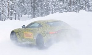 Here’s The 2019 Aston Martin Vantage Drifting In Sub-Zero Weather In Finland